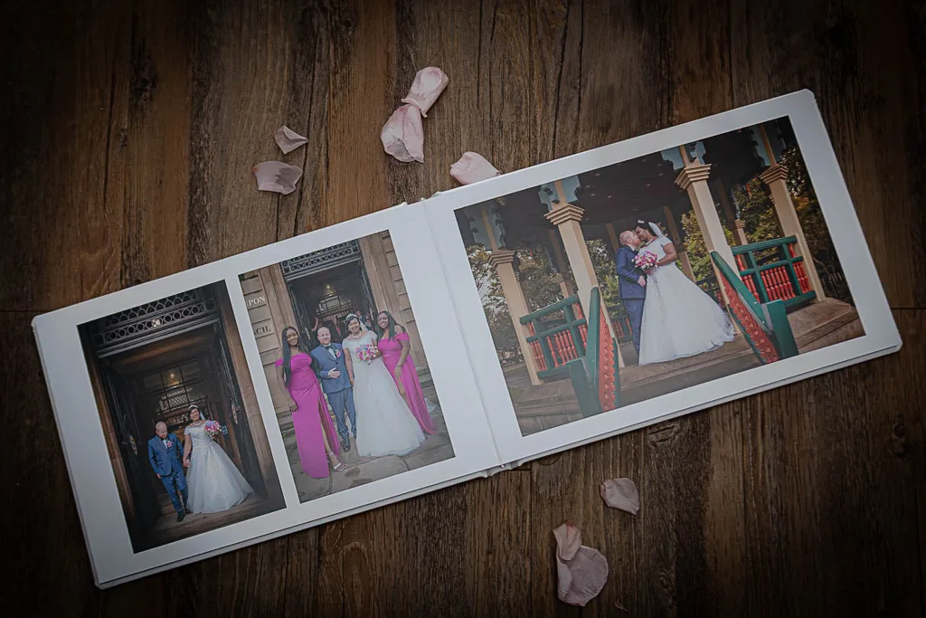 Classic Wedding Album, designed in a traditional style.