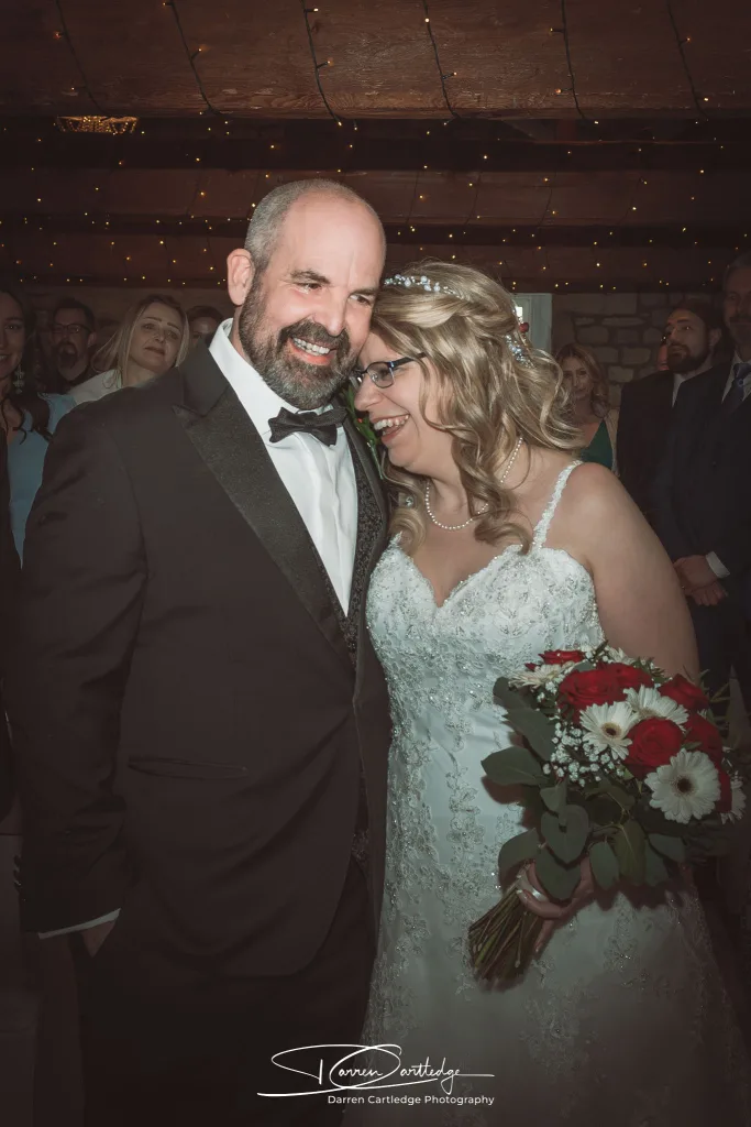 True love, newly-weds at The Old Barn at Esholt, West Yorkshire